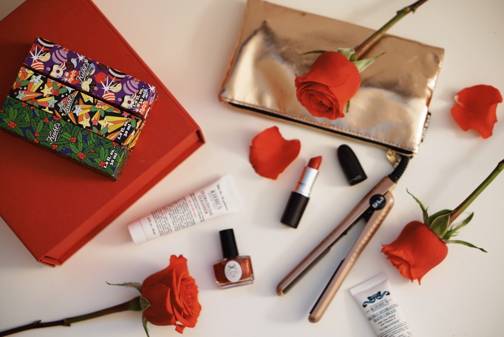 Arianna of Blake and Gold shares her winter beauty essentials featuring Kiehls