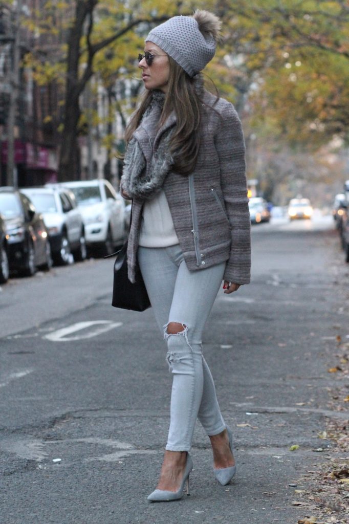 Arianna Gold of Blake and Gold styling one color head to toe for winter